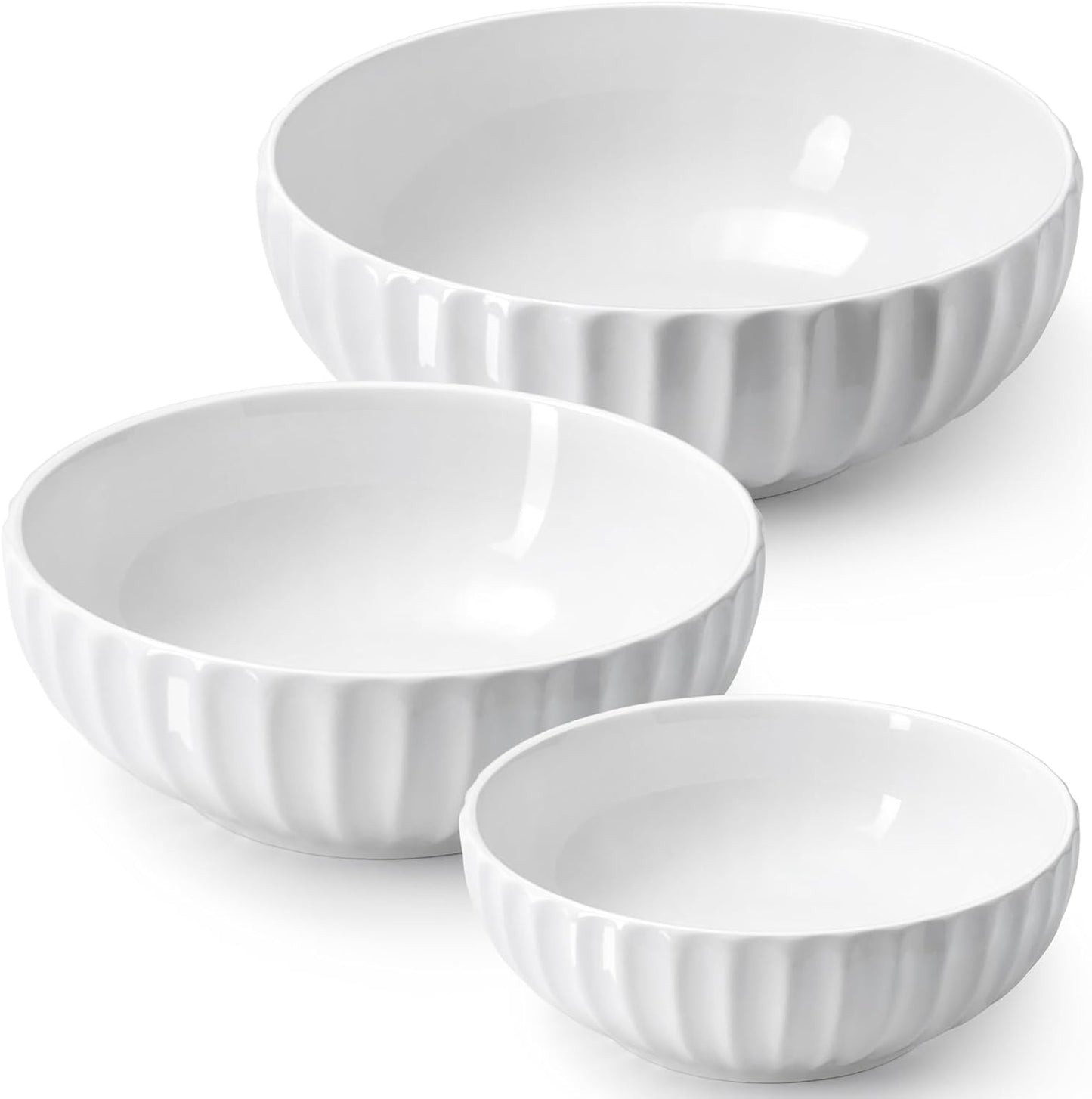 NUTRIUPS Extra Large Serving Bowls Set for Every Occasion