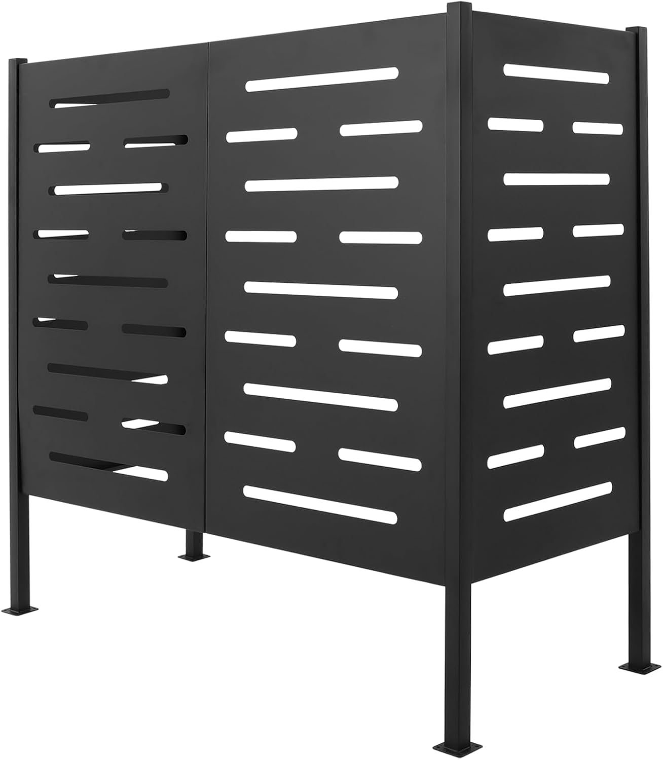 Hide Unsightly Outdoor Units with 3-Panel Privacy Fence