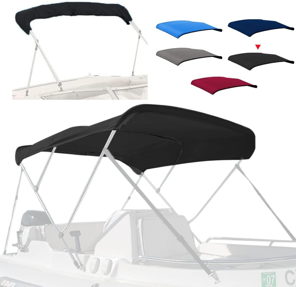 4 Bow Marine Grade Bimini Top Replacement Cover for Boats
