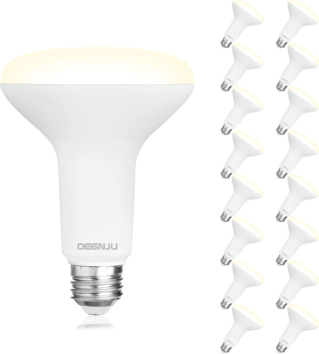 Dimmable BR30 LED Bulb 16 Pack for Indoor Flood Lighting