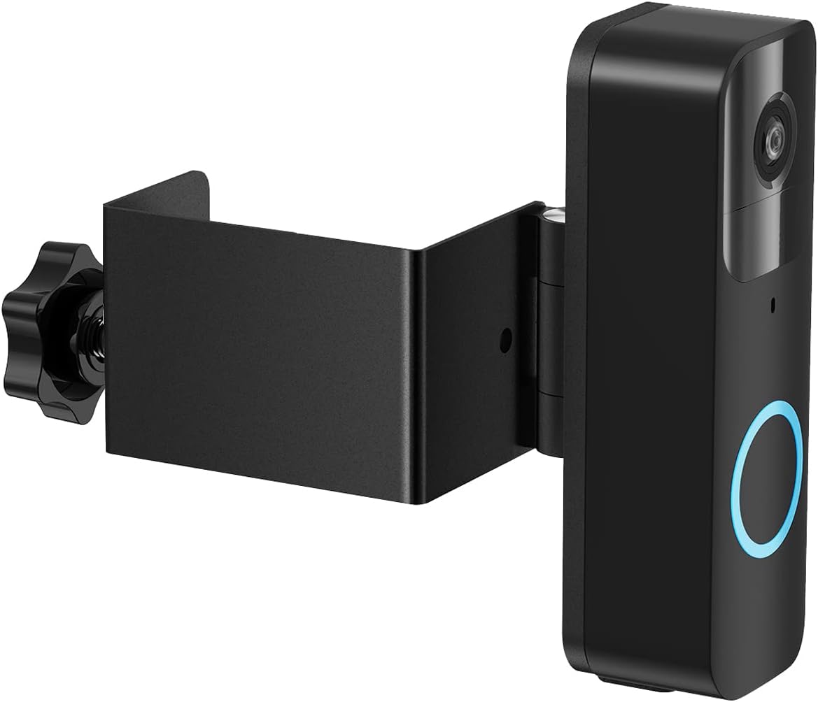 Stainless Anti-Theft Doorbell Mount - Adjustable 45 Angle!