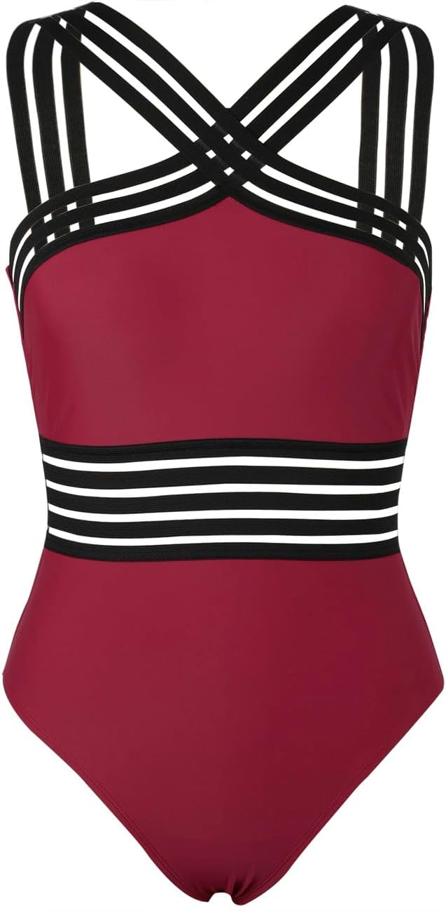 Hilor Women's One Piece Swimsuits for Slimming and Comfort