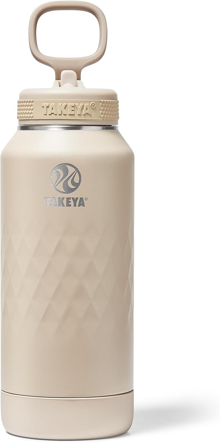 Takeya Sport 32 oz Triple-Insulated Water Bottle for Hydration