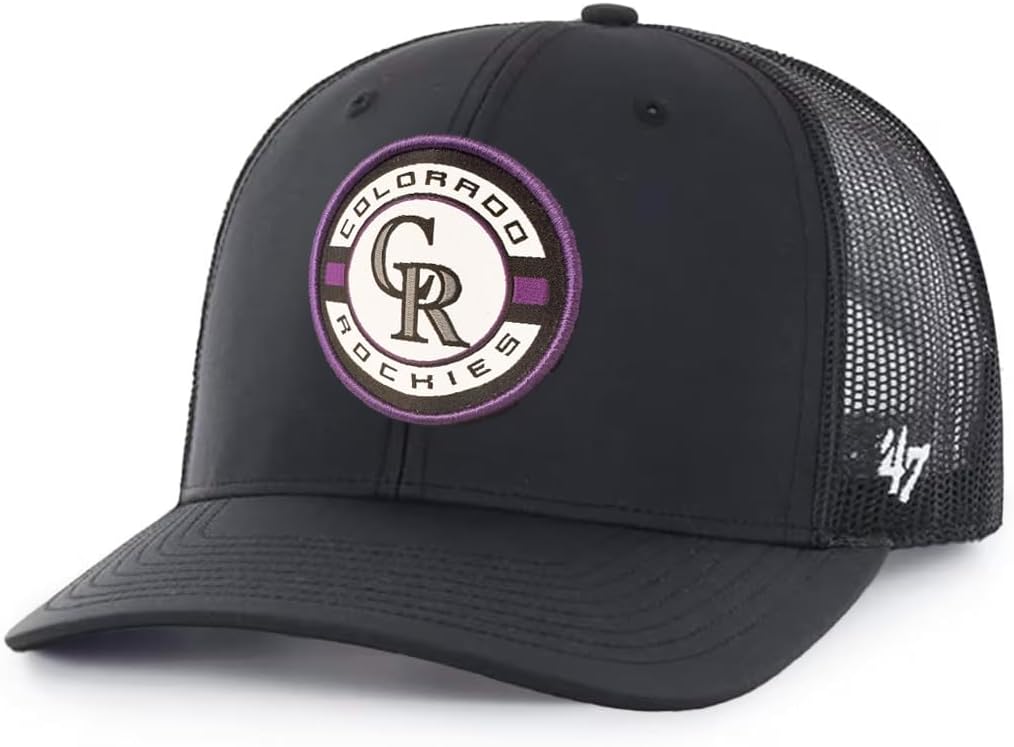 MLB Unisex Baseball Team Color Primary Logo Berm Trucker Hat
