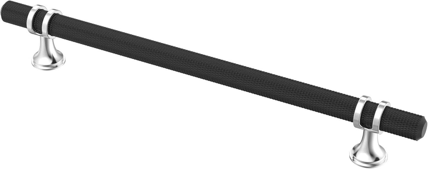 Elegant Black and Silver Cabinet Pulls for Modern Kitchens