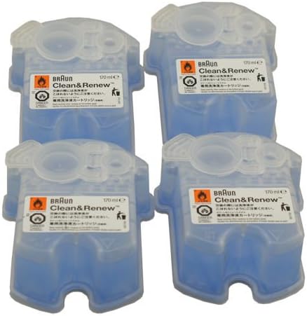 Braun CCR4 Cleaner Refill Kit for Optimal Shaver Maintenance