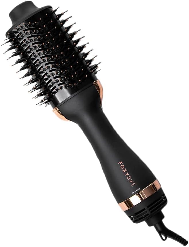 FoxyBae Hot Air Brush - 4-in-1 Hair Tool, Ceramic Ionic Tech - Soft Healthy Hair!