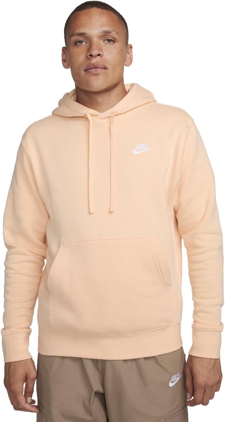 Nike Men's Hoodie - Soft, Comfy, and Perfect for Everyday Wear