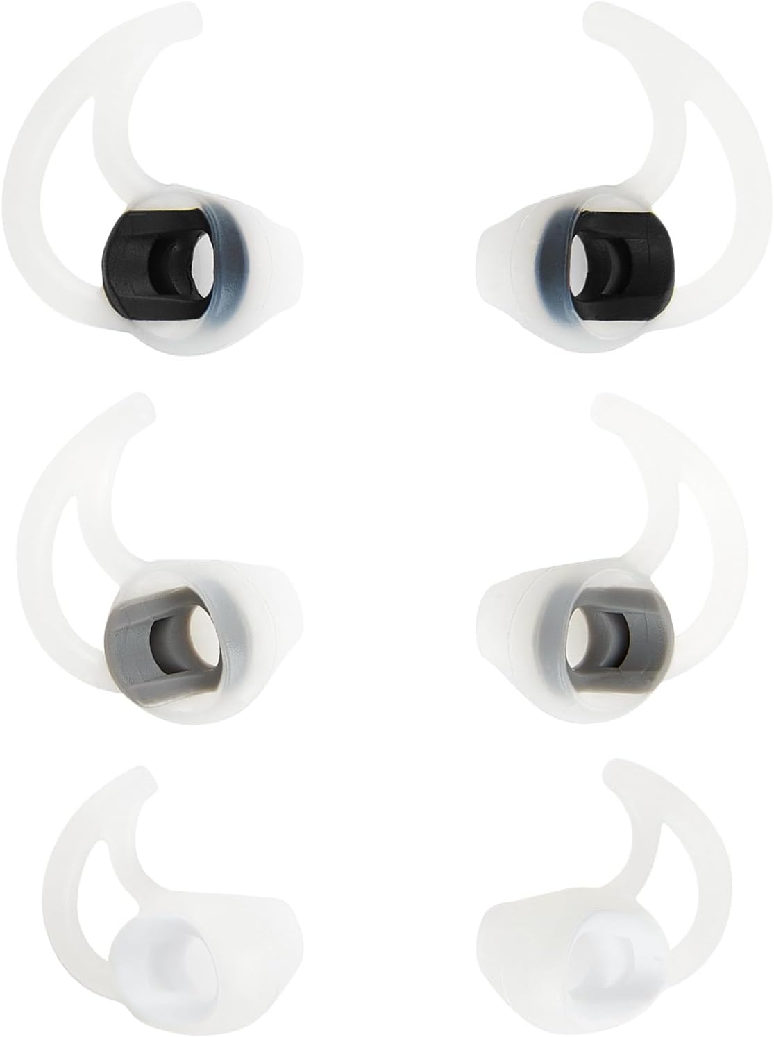 Comfort Fit Silicone Earbud Tips - 3 Sizes - WKYMY