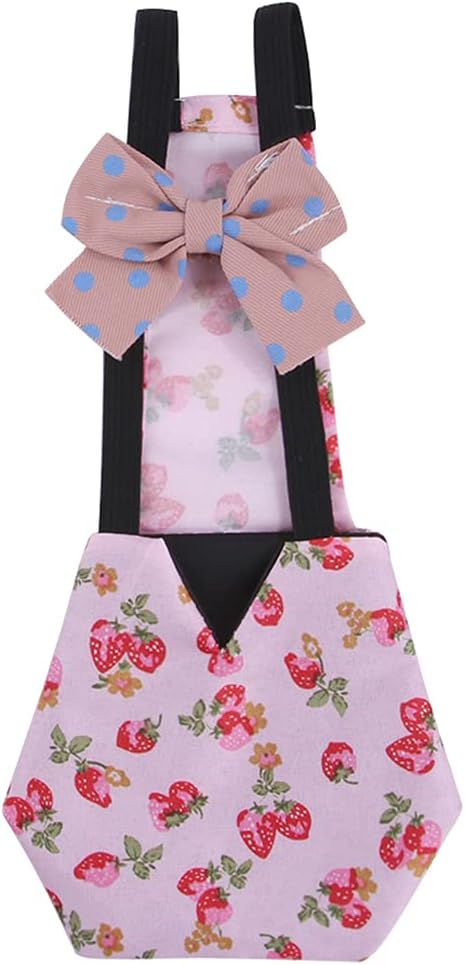 Pretty Bow Adjustable Duck Diaper for Poultry