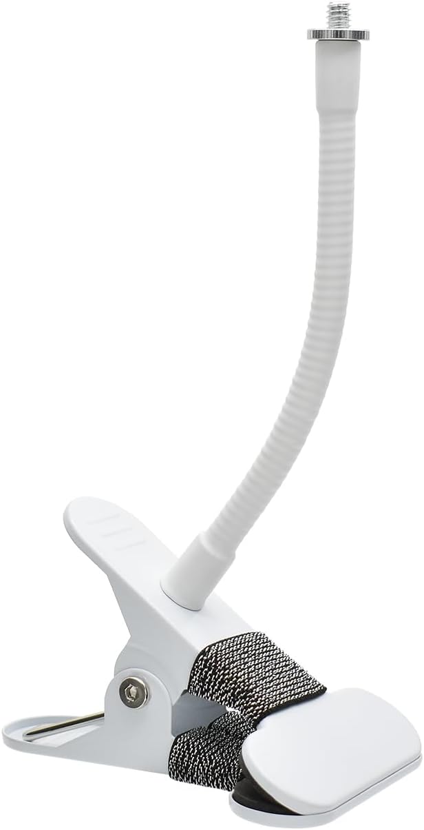 Flexible Clip Mount for Security Cameras - White