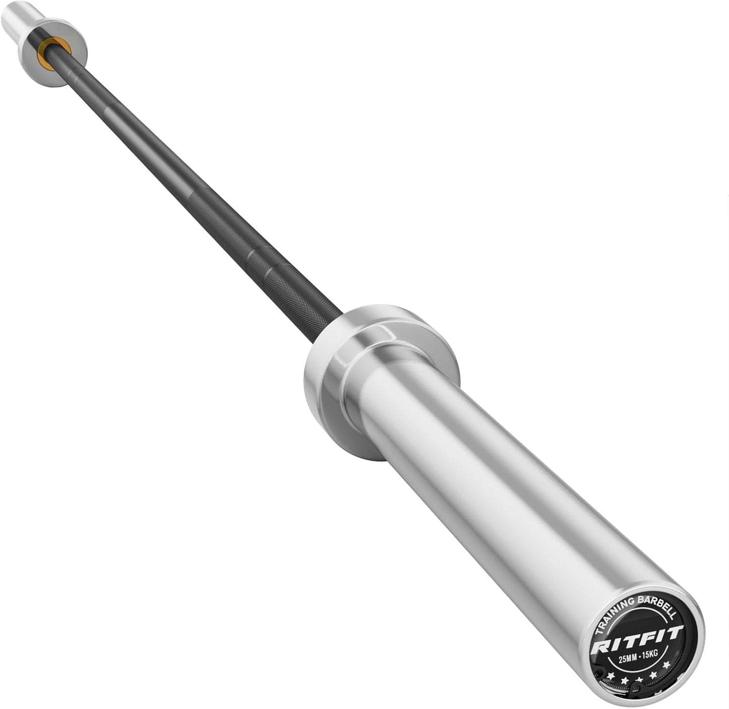 RitFit 7FT Olympic Barbell for Weightlifting Training
