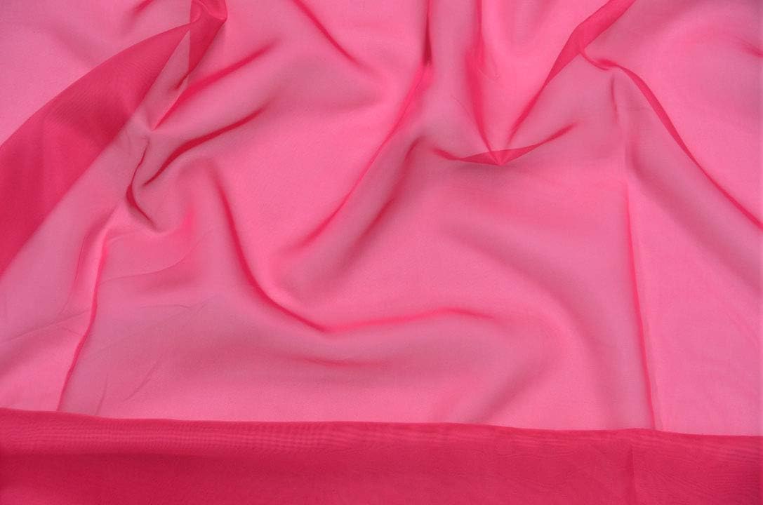 120in Wide Sheer Voile Chiffon Fabric for Elegant Draping