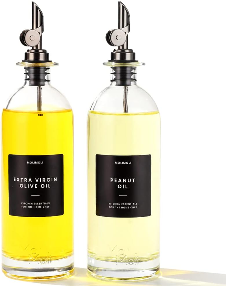 Molimoli Oil and Vinegar Dispenser Set for Modern Kitchens