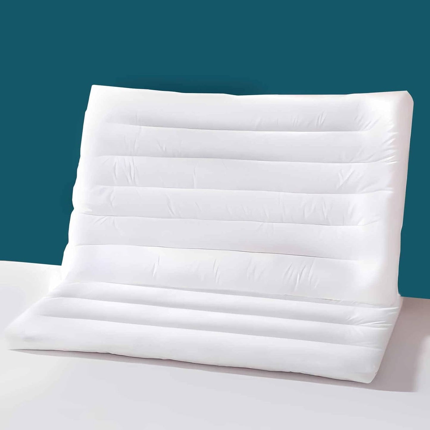 Ultra Flat Pillows for Sleeping Set of 2 - 18x26 in Slim Support