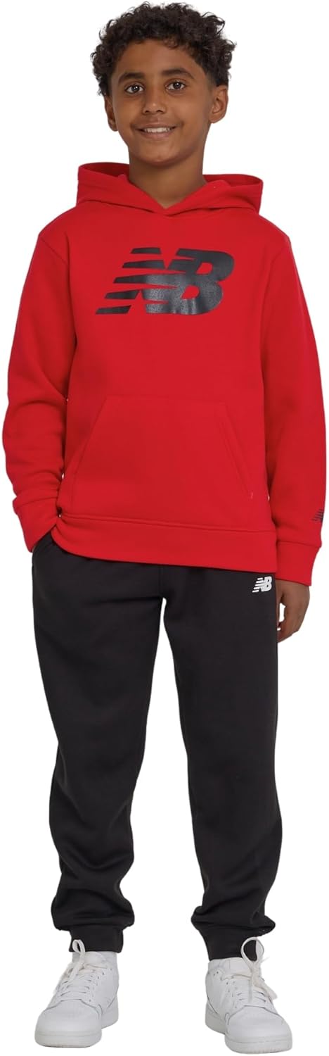 New Balance Boys Athletic Hoodie & Joggers Set for Active Kids
