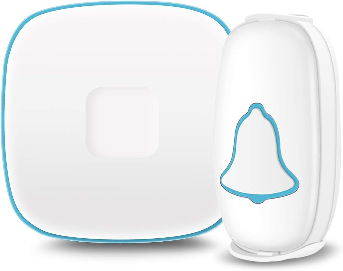 TOZUNYI Wireless Doorbell: 38 Melodies, LED Flash, Easy Install