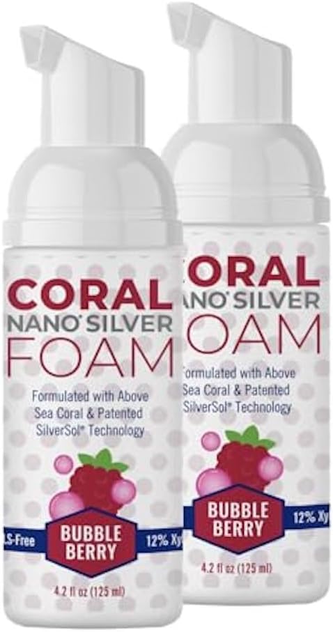 Coral Nano Silver Kids Toothpaste - Fluoride Free Bubble Berry