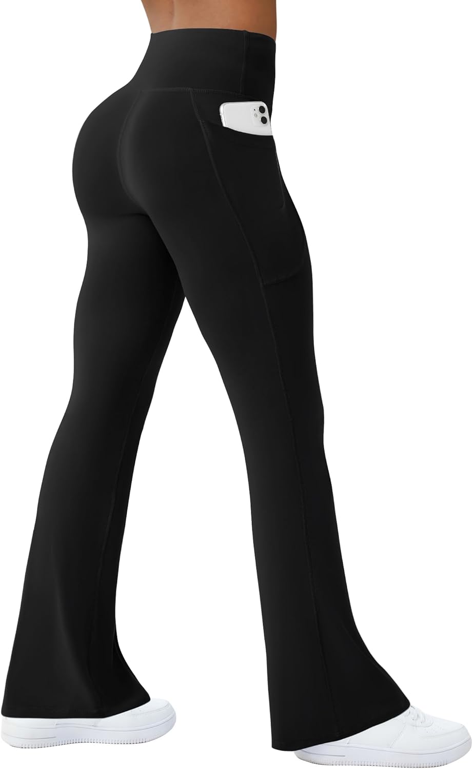 Seamless Flare Leg Yoga Pants - Pocketed Bliss