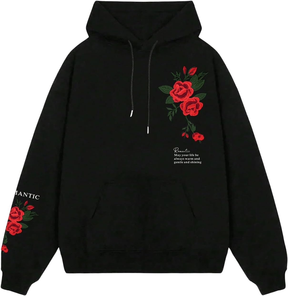 SOLY HUX Men's Floral Hoodie: Stylish & Comfortable