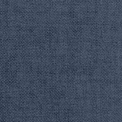 Navy Blue Chenille Upholstery Fabric with Aquaclean Technology