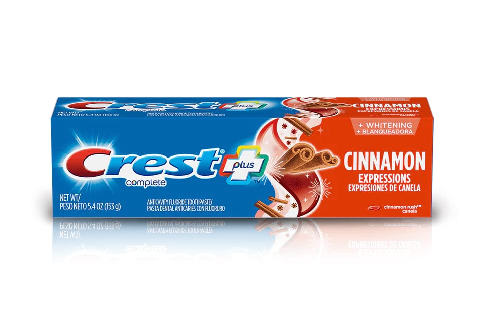 Crest Complete Cinnamon Rush Toothpaste Pack of 6 for Fresh Breath