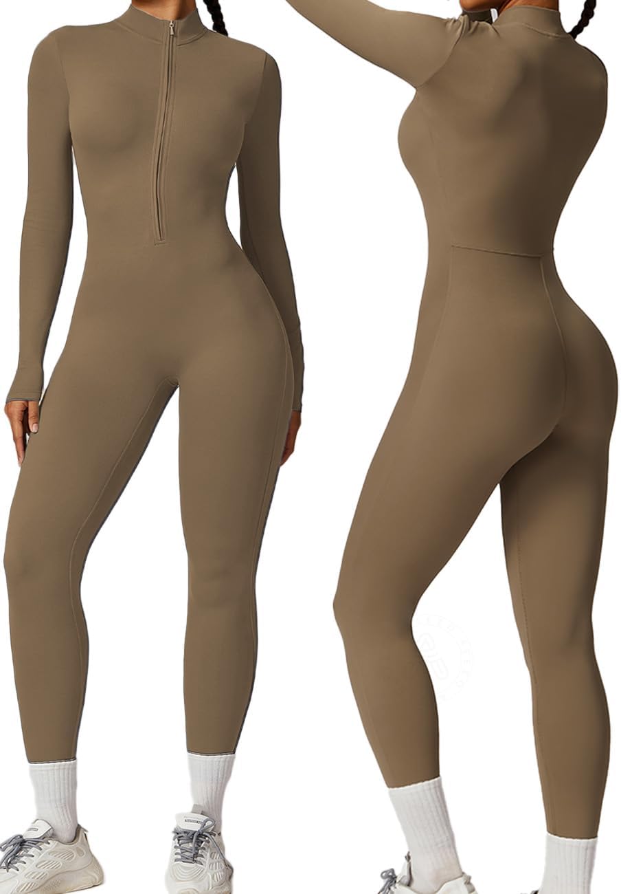 Sexy Tummy Control Yoga Jumpsuit for Women - Bodycon Romper