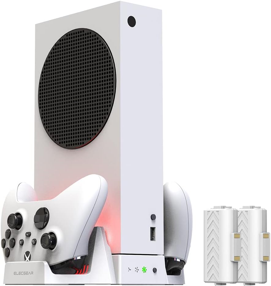 ElecGear Vertical Cooling and Charging Stand for Xbox Series S