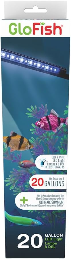 GloFish 10-Inch LED Light Sticks for Aquariums Up to 20 Gallons