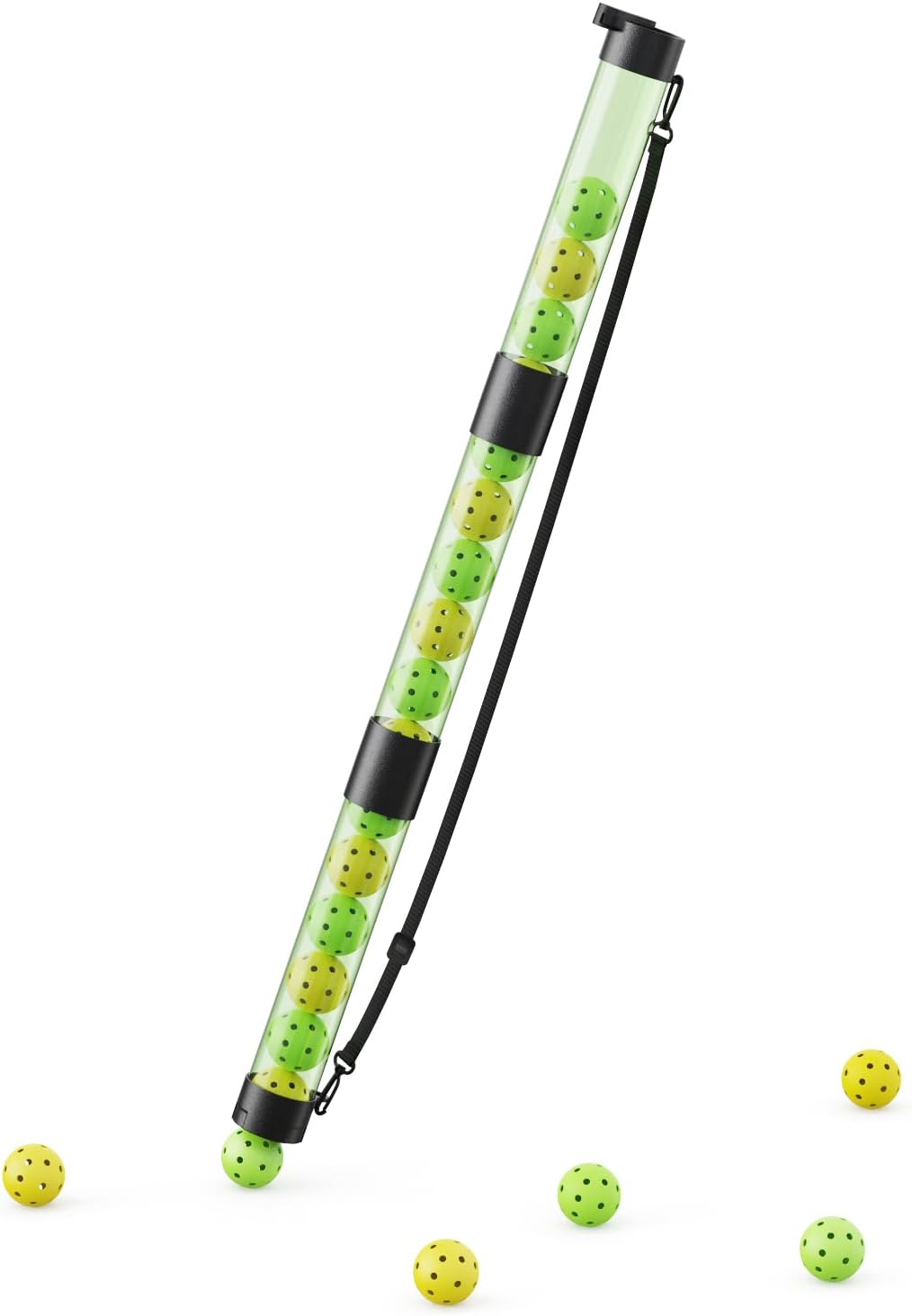 Pickleball Ball Retriever Upper Holds 17 Balls for Easy Pickup