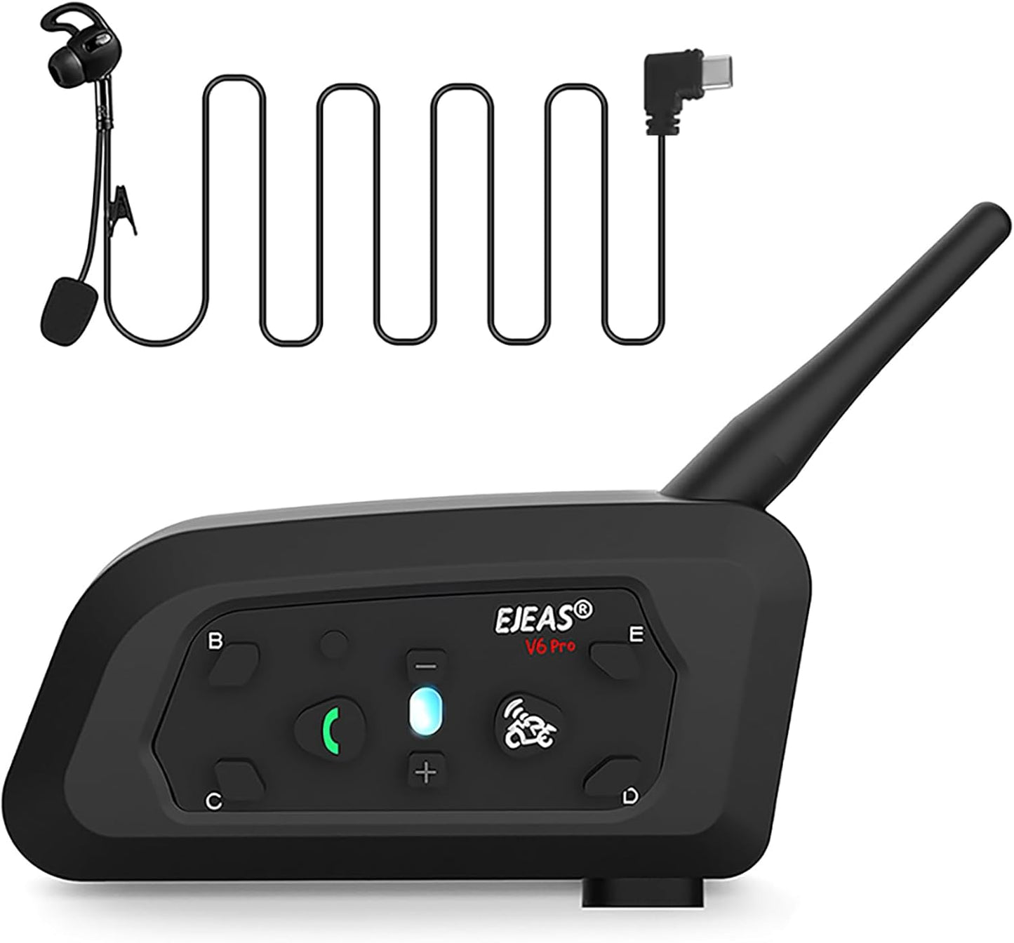 EJEAS V6C Referee Bluetooth Intercom for Clear Communication