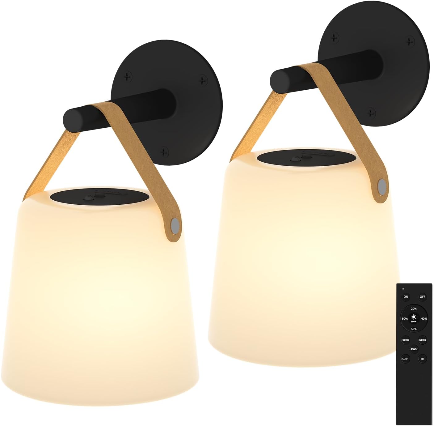 TACAHE Rechargeable Wall Sconce - Versatile Lighting Solution