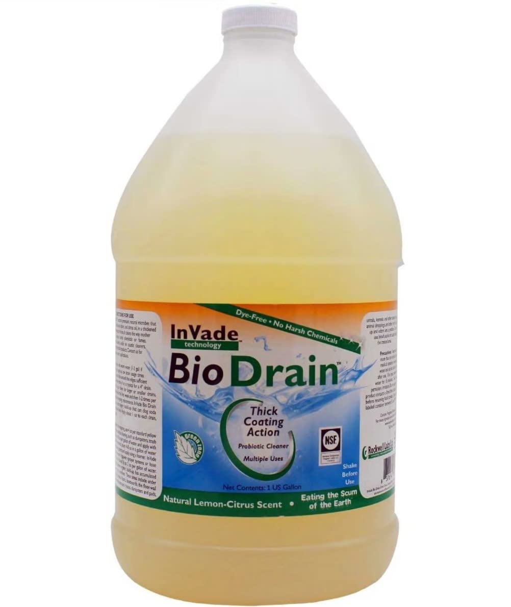 InVade Bio Drain 1 Gallon - Effective Drain Cleaner Solution