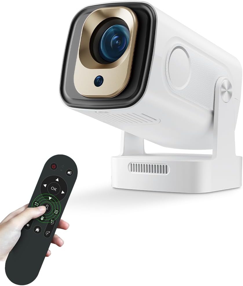 Mini Projector 1080P WiFi6 Bluetooth5.4 by Generic