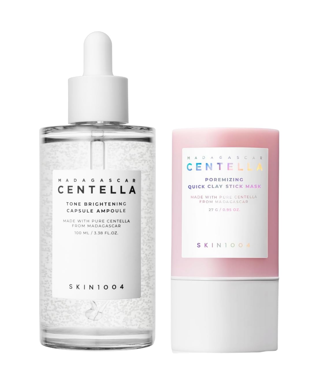 Madagascar Centella Poremizing Quick Clay Stick Mask & Ampoule