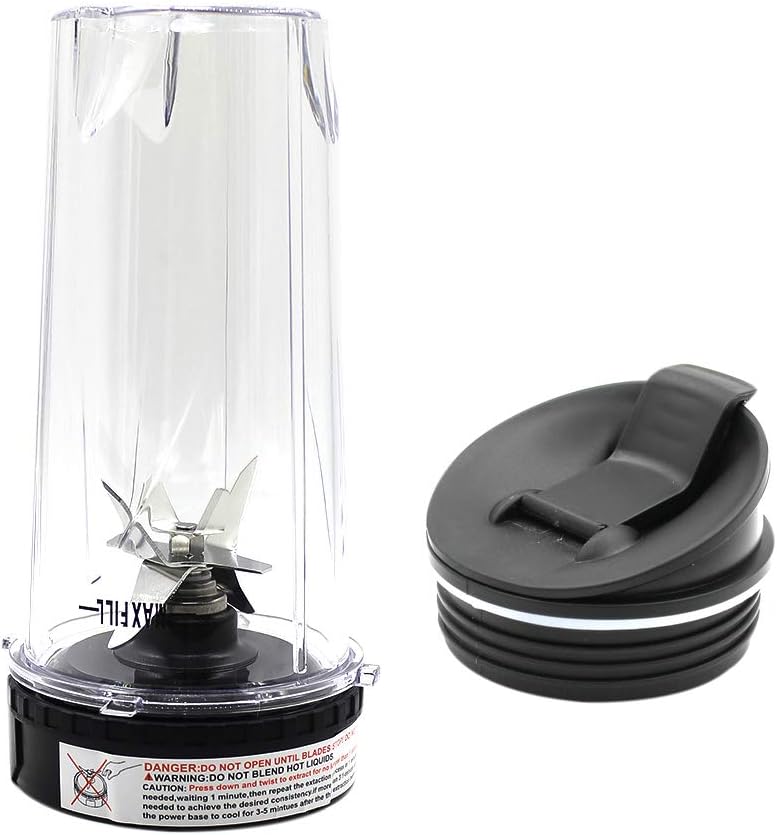 Ninja Blender Replacement Blade & 16oz Cup Set - Compatible with QB3000 Series