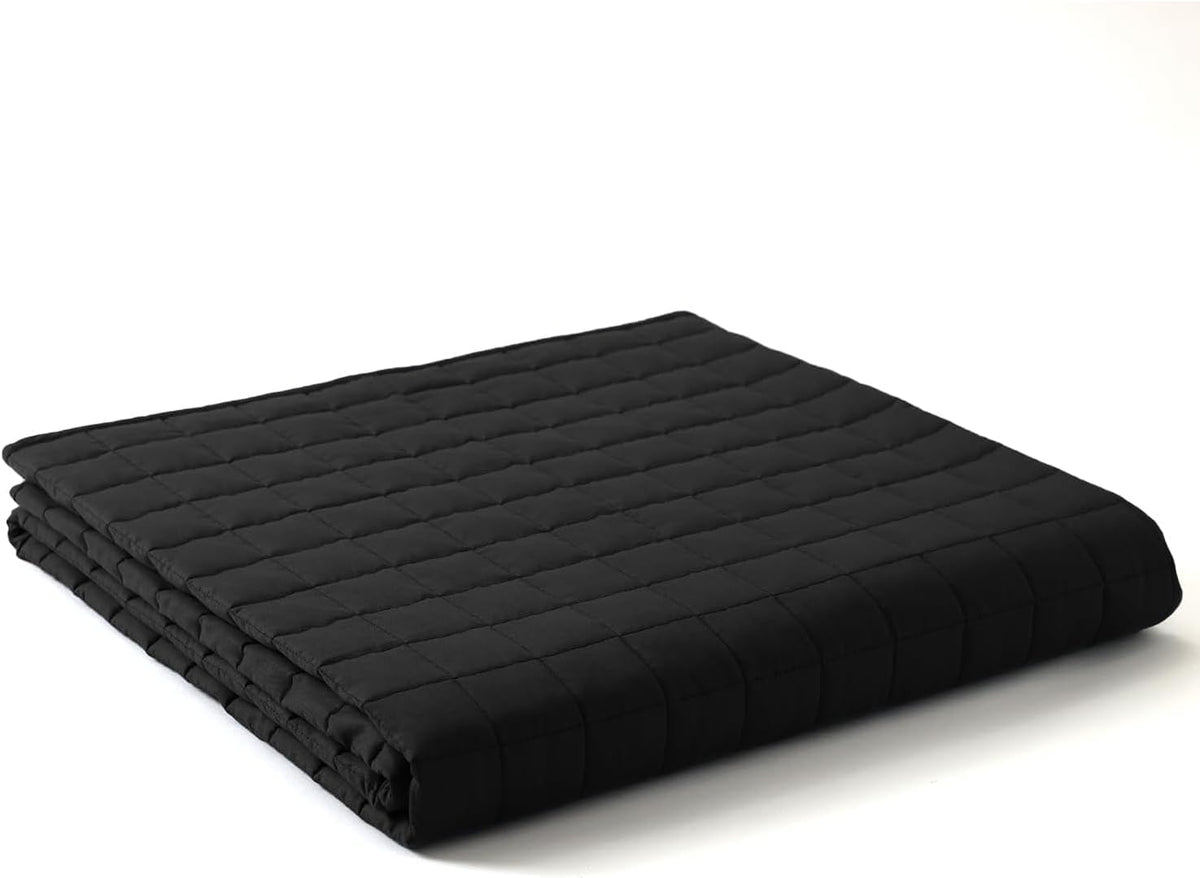 YnM 12lbs Weighted Blanket for Adults with Cooling Glass Beads