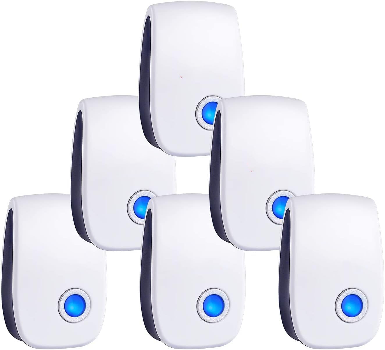 TEcoArt Ultrasonic Pest Repeller 6-Pack - Banish Bugs!