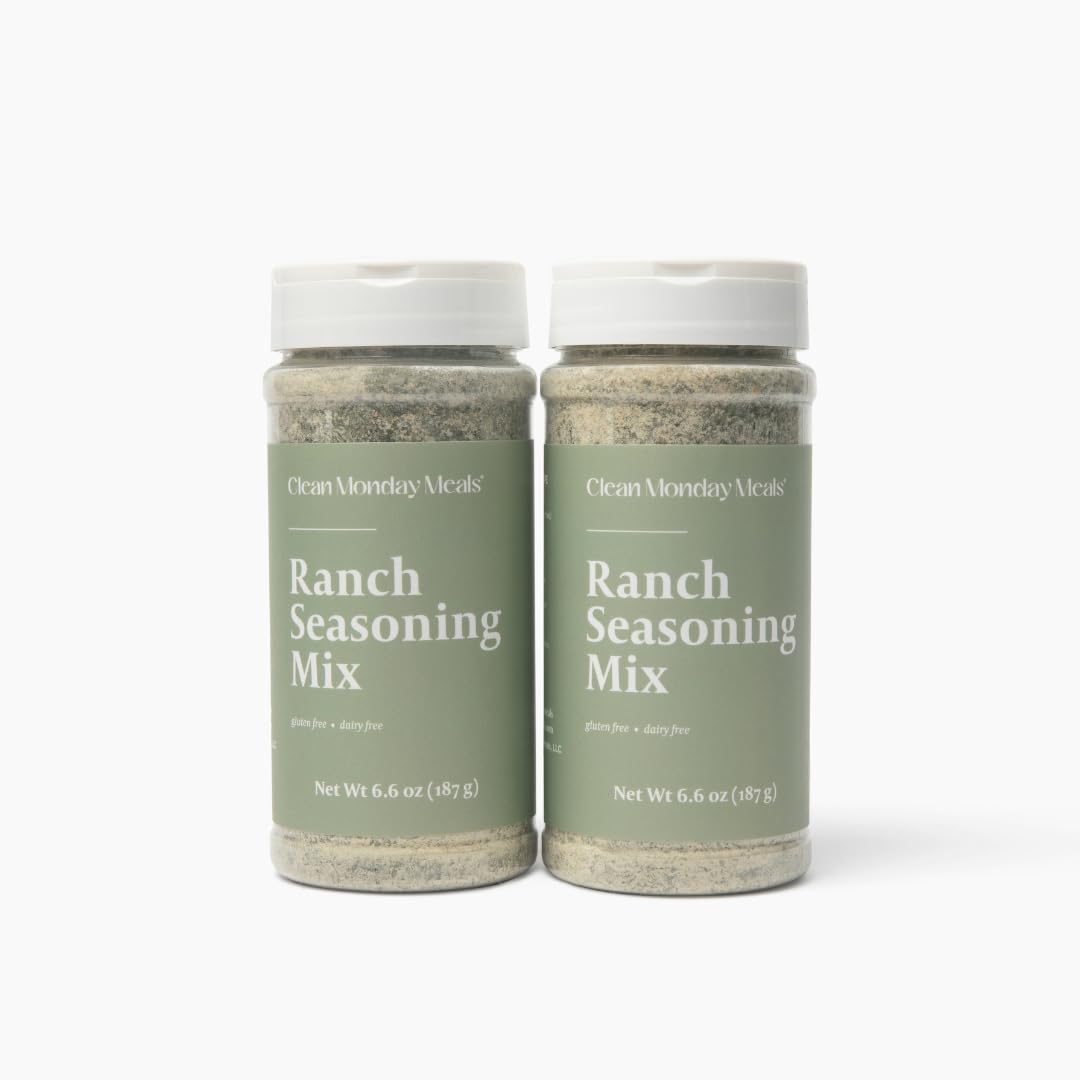 Clean Monday Meals Ranch Seasoning Mix - Dairy Free & Gluten Free