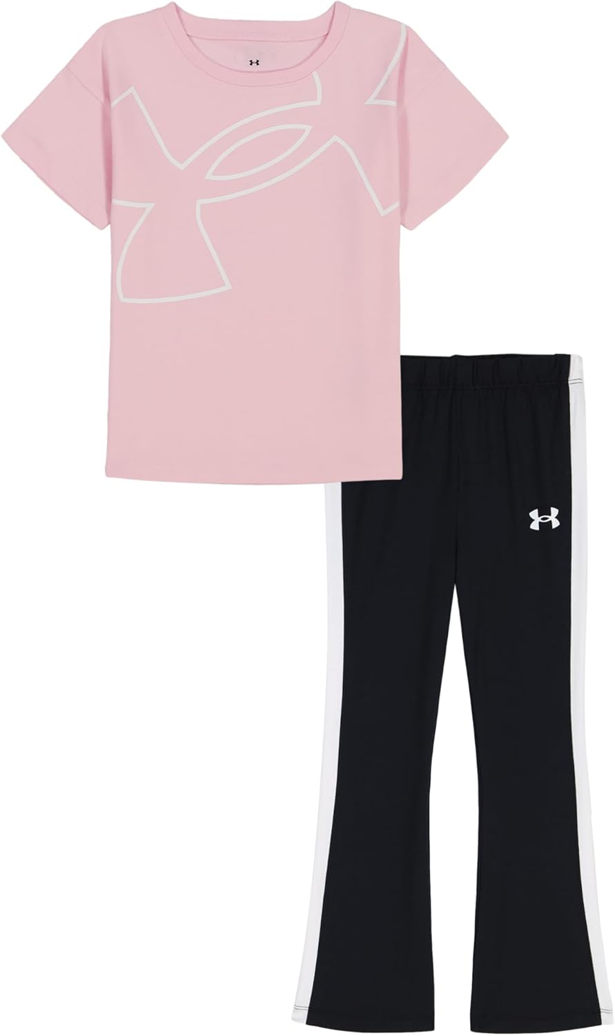 Under Armour Baby-Girls Ua Terrazzo Leopard Heart Set for Comfort