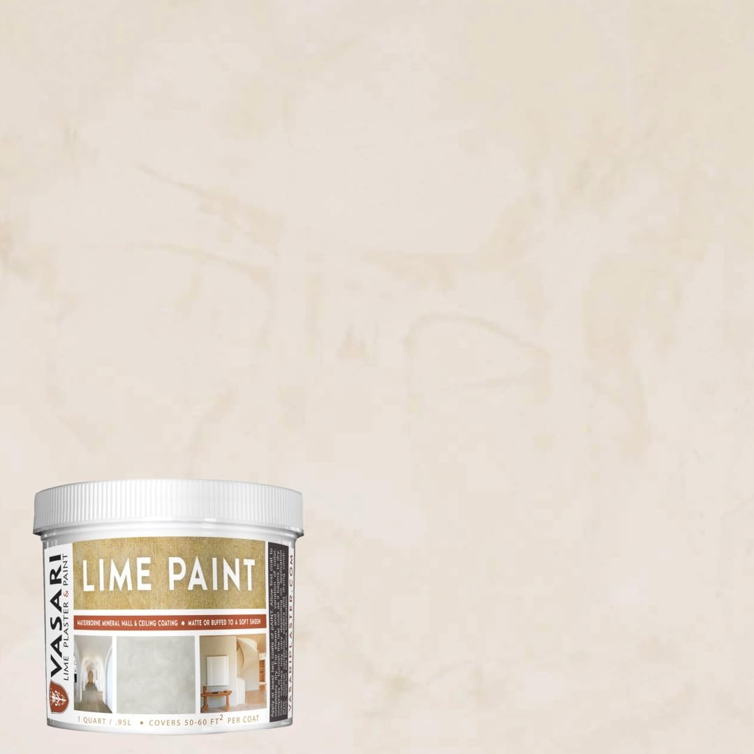 VASARI Lime Plaster & Paint - Natural Lime Paint in Fossil Color