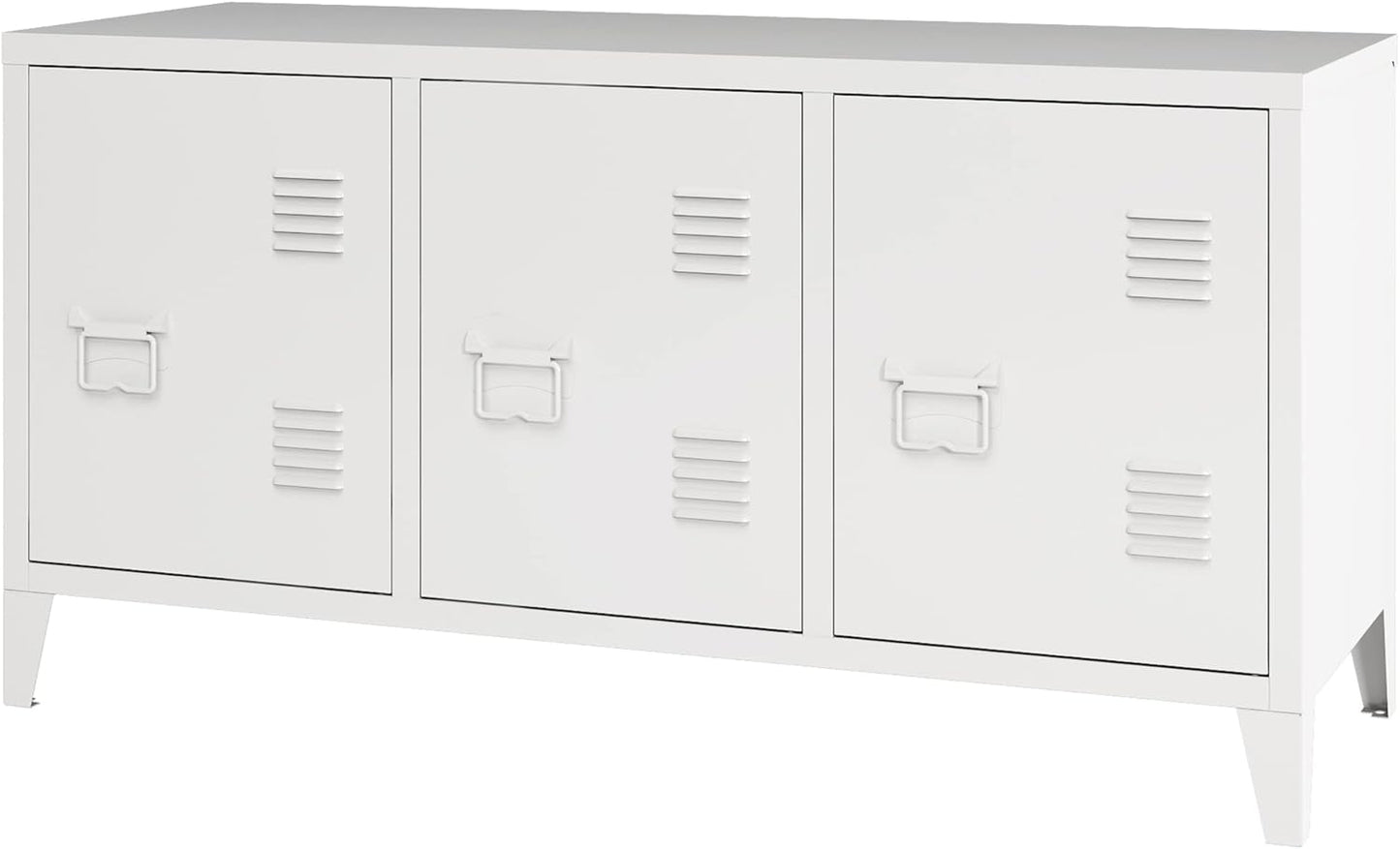 MIOCASA White TV Stand: Stylish Storage Solution