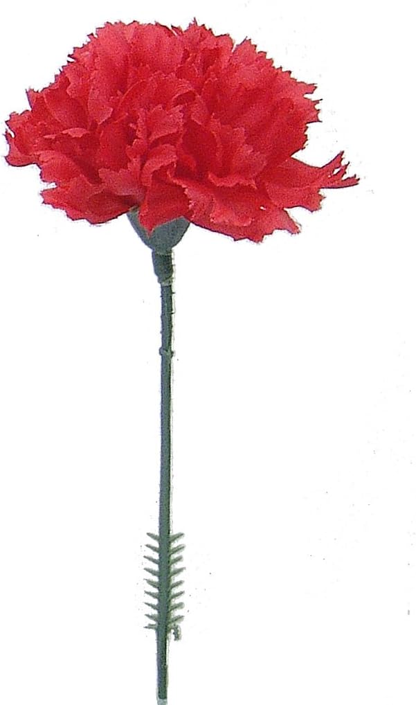 Red Silk Carnation Picks for DIY Decor - 1000 Count Bulk Set