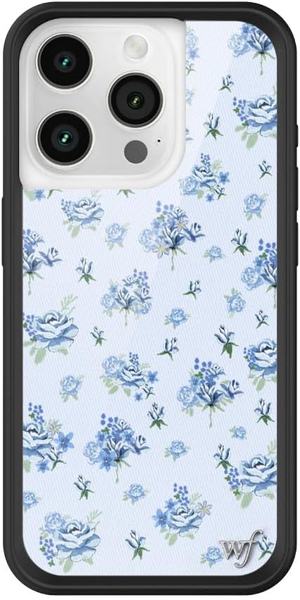 Wildflower Forget Me Not Floral Case for iPhone 15 Pro