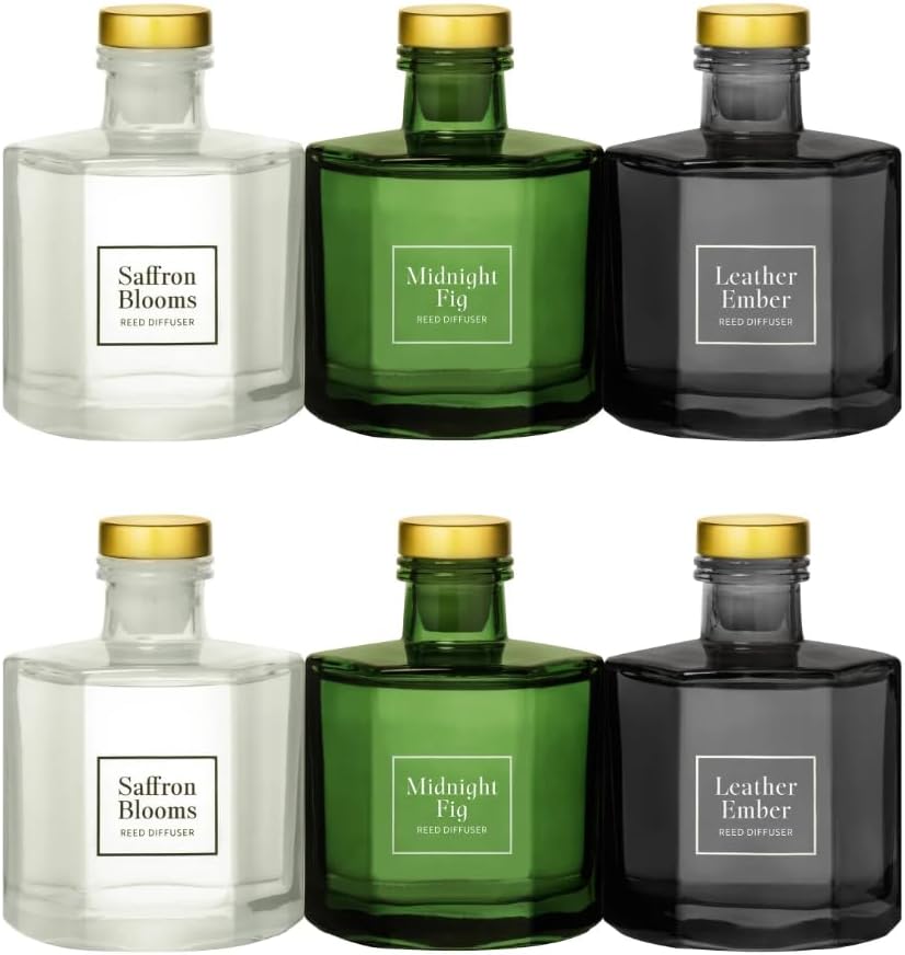 Bellevue Reed Diffuser Set with Essential Oils for Home Fragrance
