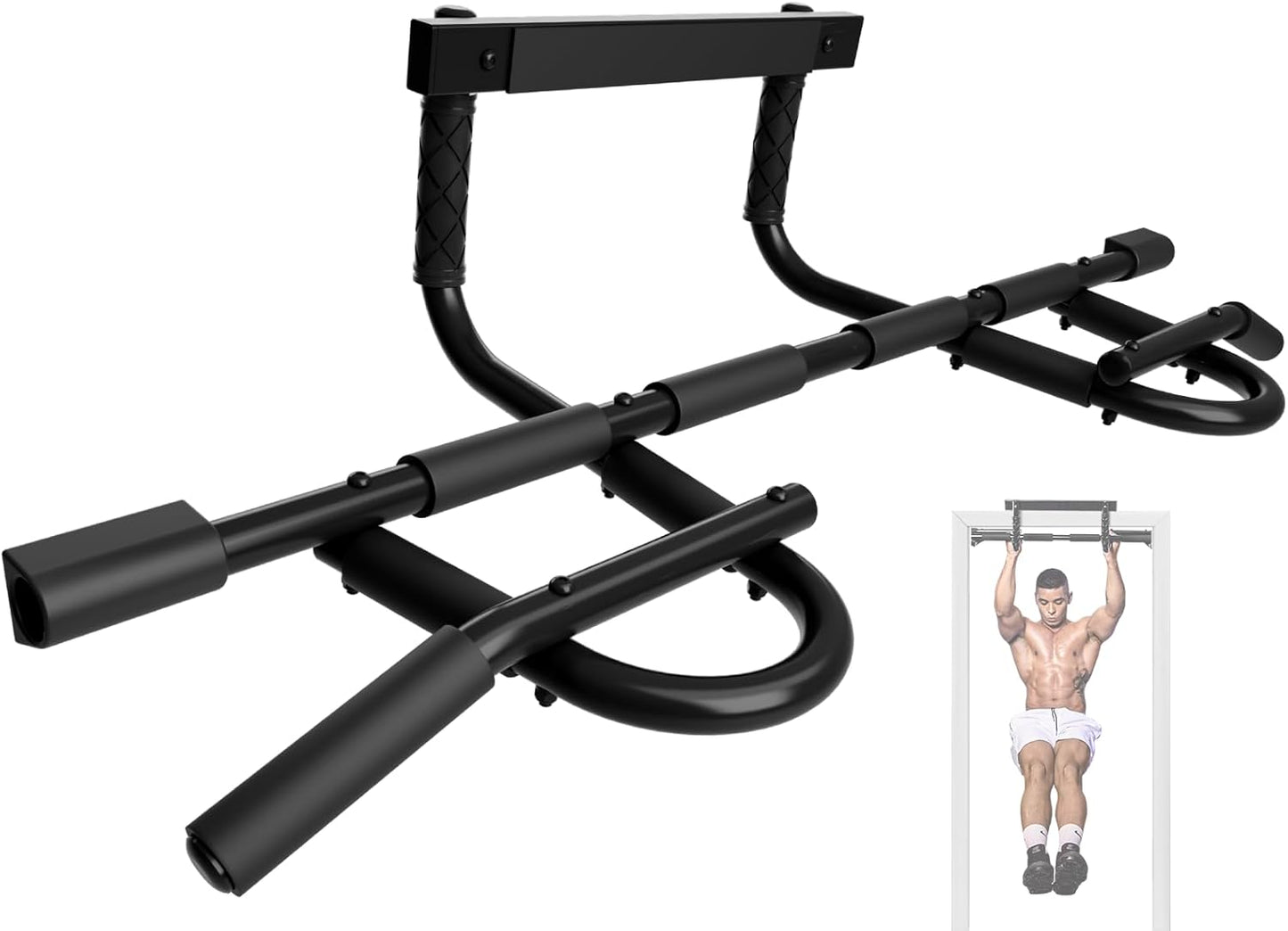 Yes4All Heavy Duty Wall Mounted Pull Up Bar for Home Gym
