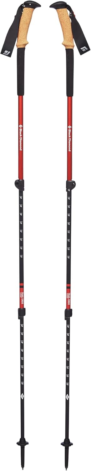 Black Diamond Ergo Cork Poles - Enhanced Stability