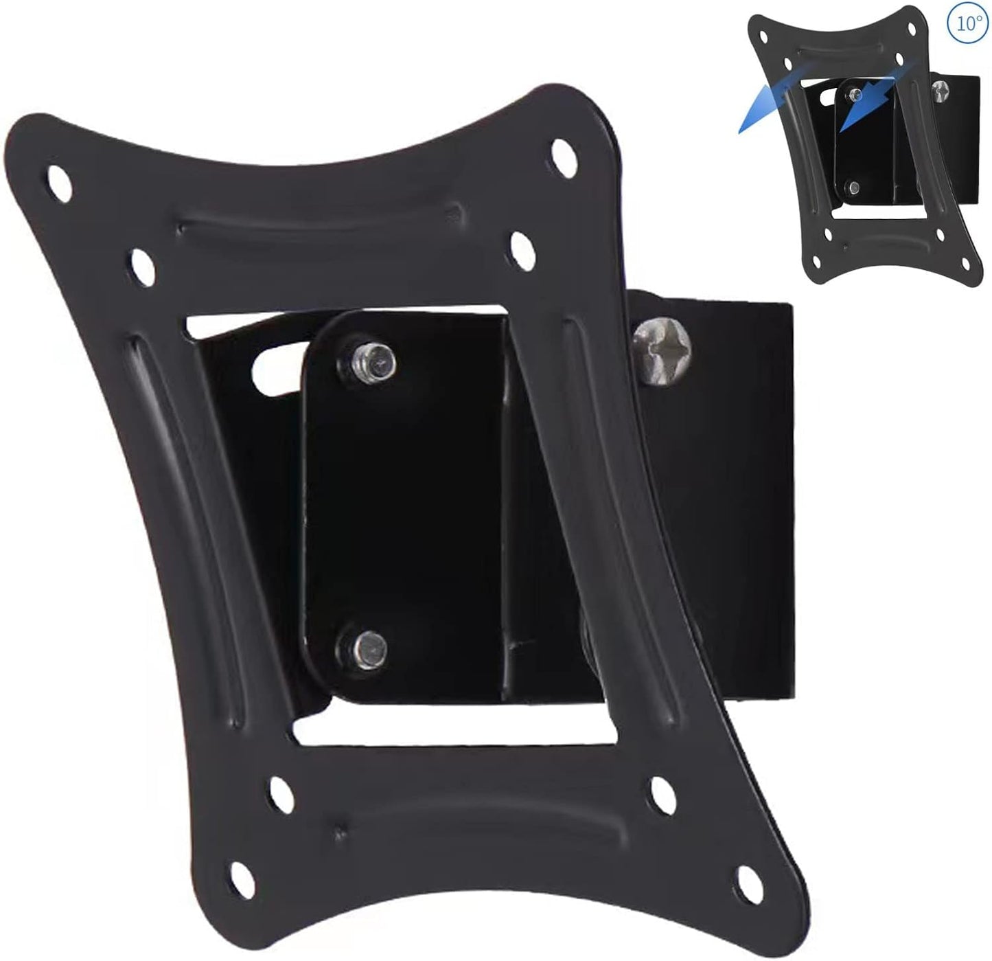 Space-Saving Tilting TV Wall Mount for Small Monitors