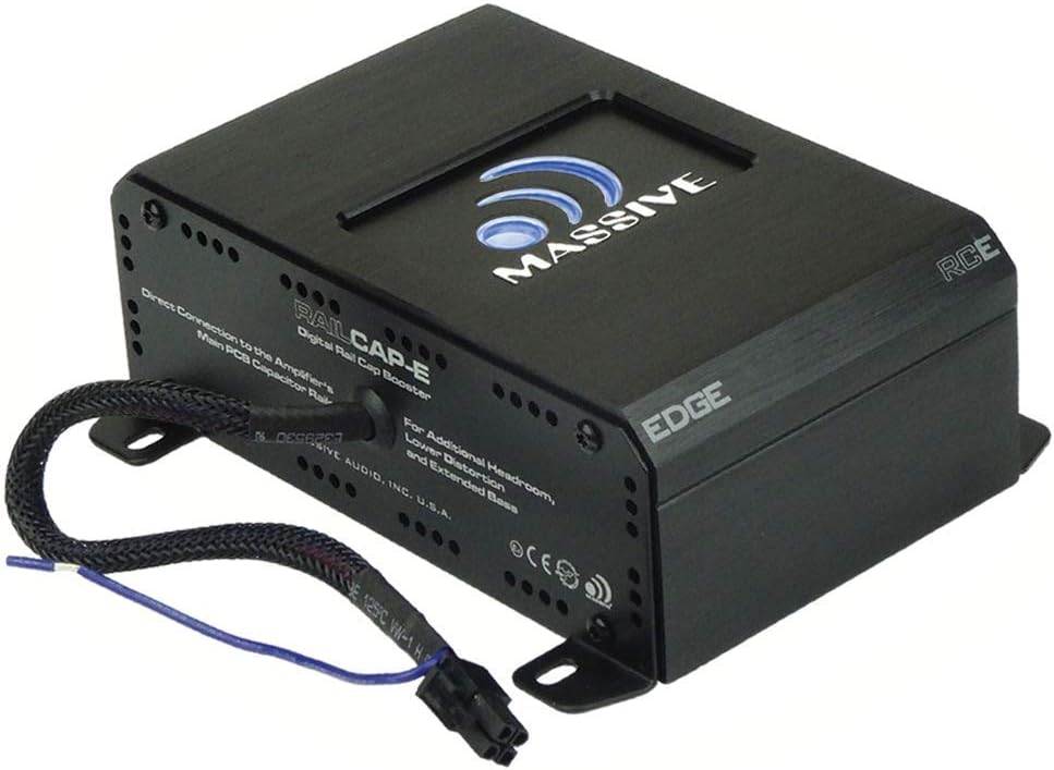 Massive Audio RAILCAP E - Nano Edge Series 4 Farad Capacitor