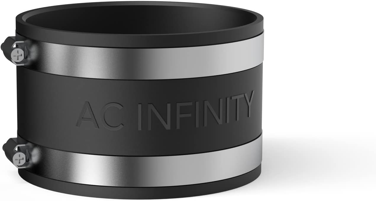 AC Infinity 4-Inch Noise Reduction Duct Clamp